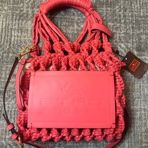 RSVP $1800 NWT Etro DNA Mini Braided Crossbody Bag